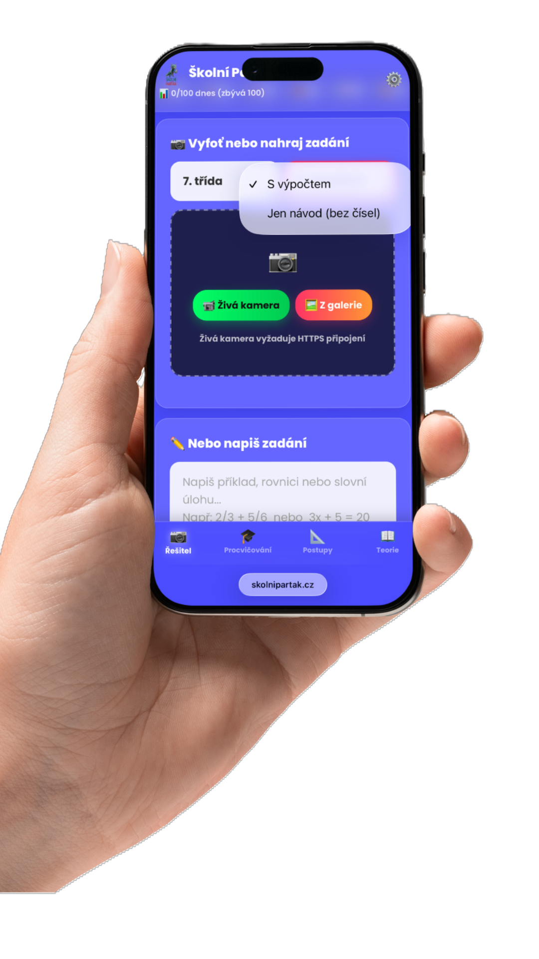 Školní Parťák aplikace